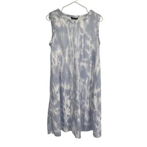 SHEIN Purple Tie Dye Sleeveless A-Line Lined Mini Dress Size Large Women’s